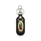 Llavero Virgen de Guadalupe en Cuero PU - Estilo Vintage — vista completa del producto
