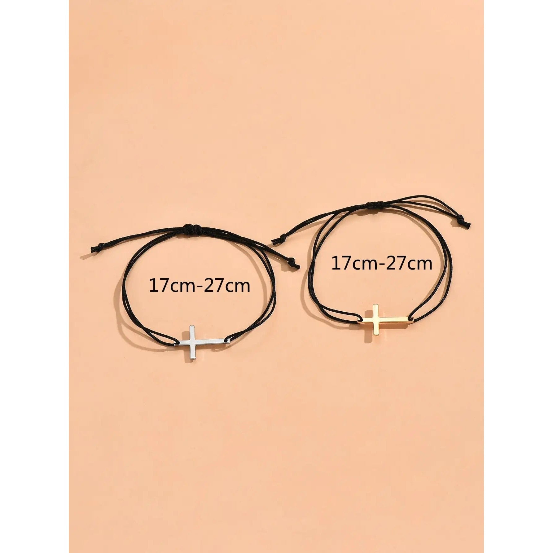 Pulseras de Fe y Amor · Conjunto Minimalista — pulsera devocional en uso