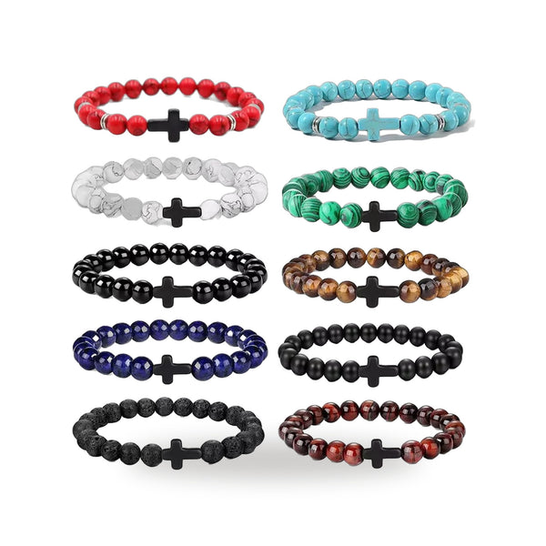 Pulsera de Oracion de Hematita y Onyx — vista completa del producto