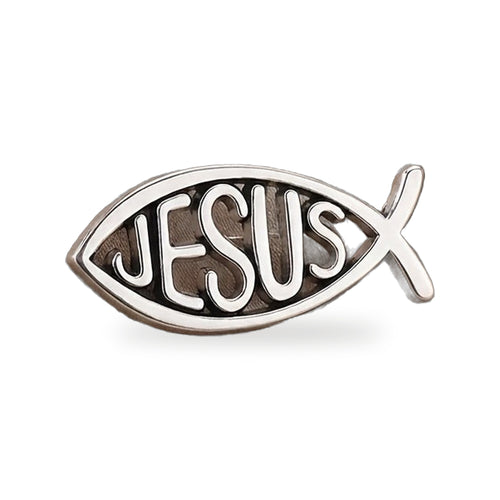 Broche Ichtus Jesus - Pin Metalico — vista completa del producto