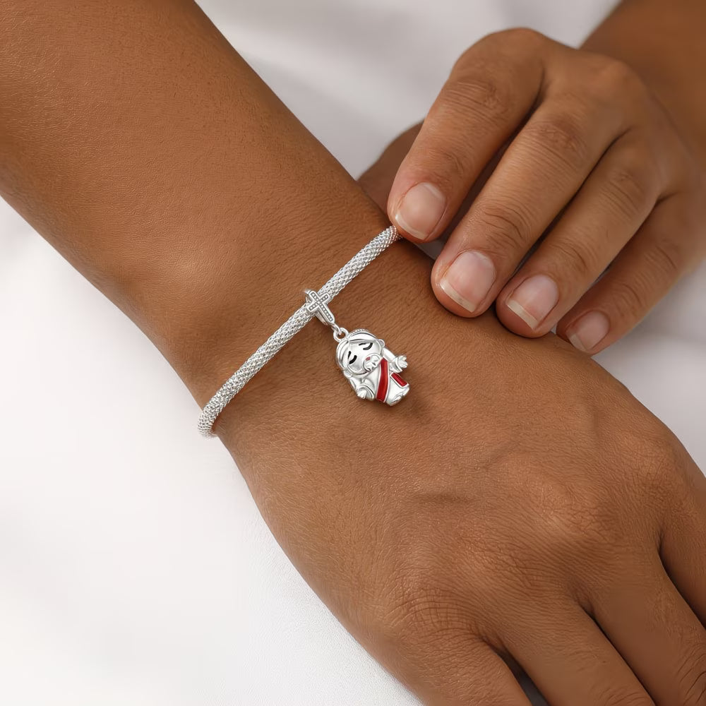 Jesucristo - Dije de Plata 925 en mano — dije de plata de ley 925 devocional