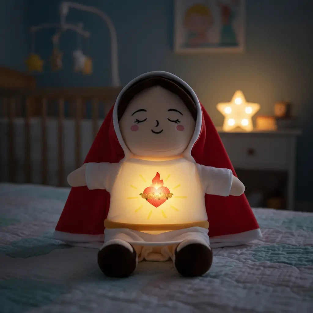 Detalle del cierre y cadena — Abrazo de Ternura - Luz de Maria
